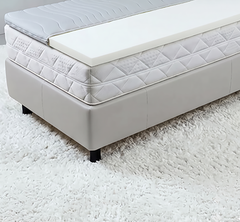 Hotel Topper Raumsinne Base  Kaltschaum, mittelfest Höhe 6 cm, 90 x 200 cm, ohne Border